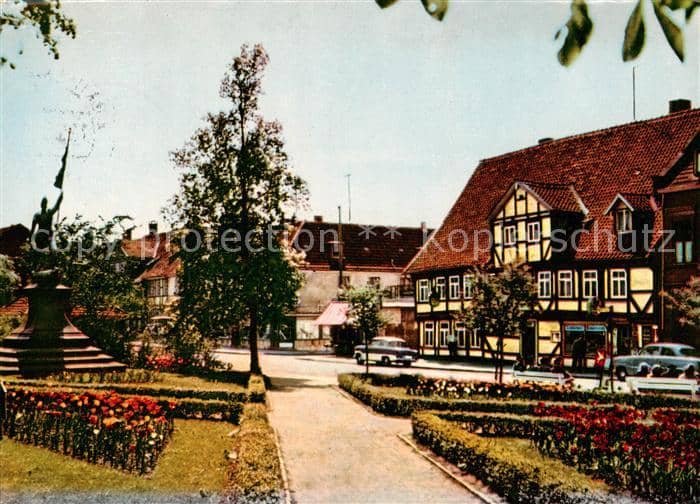 Helmstedt Niedersachsen Albrechtsplatz – Ansichtskarte Helmstedt