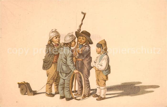 Kinder Child Enfants Gottfried Mind. Projuventute – Ansichtskarte