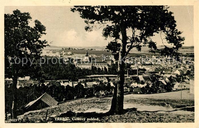 Trebic Trebitsch Panorama – Ansichtskarte