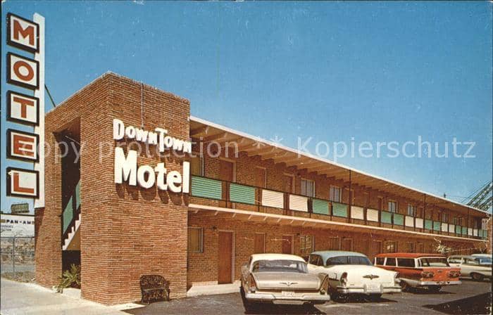 Memphis Tennessee Downtown Motel – Ansichtskarte Memphis
