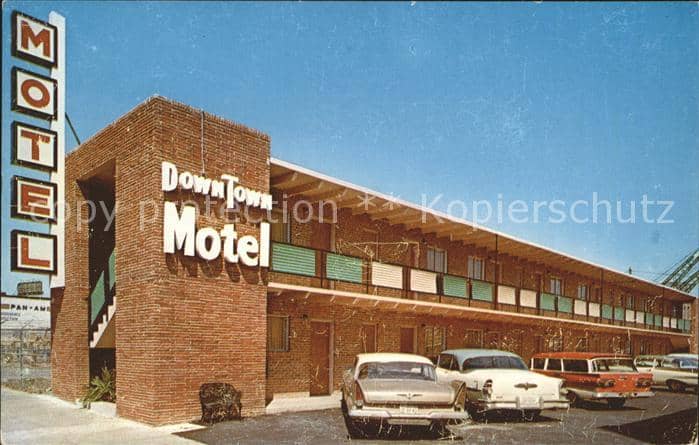 Memphis Tennessee Downtown Motel – Ansichtskarte Memphis