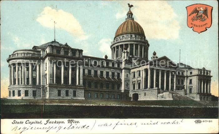 Jackson Mississippi State Capitol – Ansichtskarte Jackson