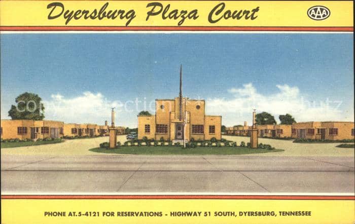 Dyersburg Plaza Court – Ansichtskarte Dyersburg
