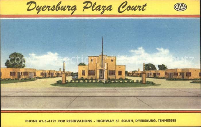 Dyersburg Plaza Court – Ansichtskarte Dyersburg