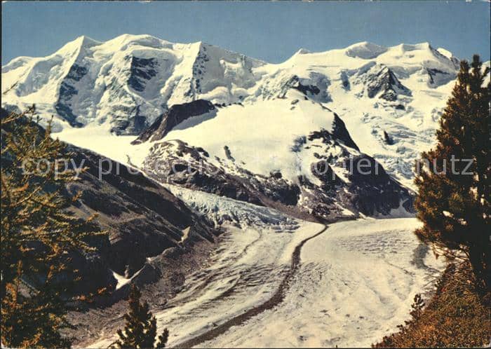 Gletscher Morteratschgletscher Piz Palü Bellavist – Ansichtskarte