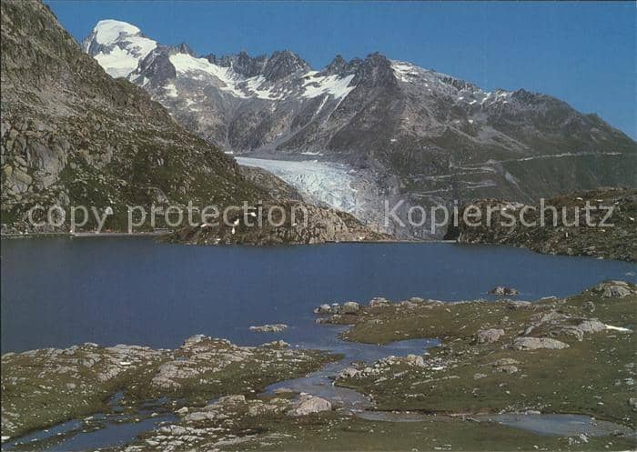 Gletscher Rhonegletscher Grimselpasshöhe – Ansichtskarte