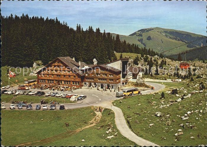 Postbus Seilbahn Schwägalp Säntis-Gipfel – Ansichtskarte