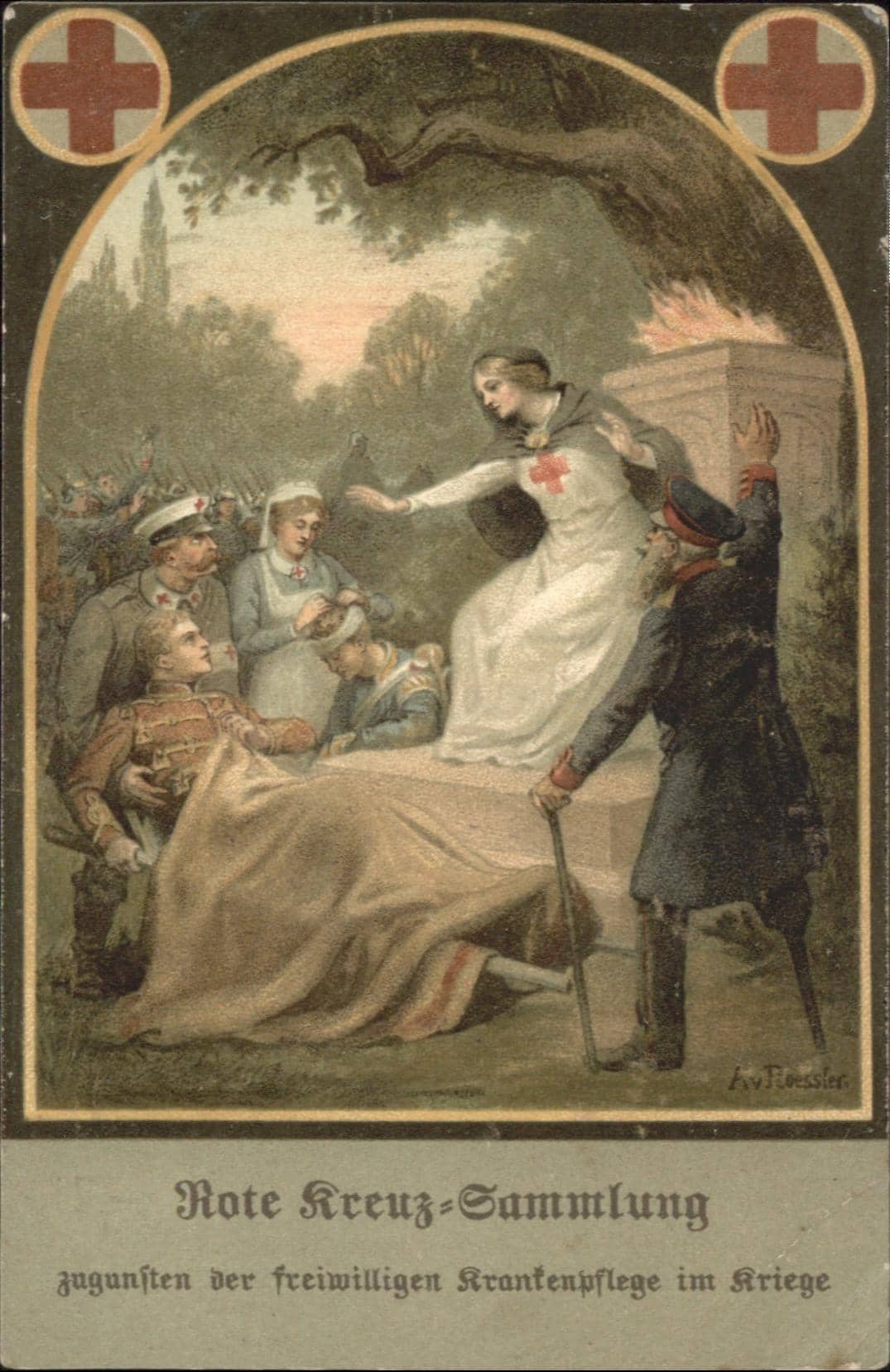 Rotes Kreuz Krankenschwester – Képeslap