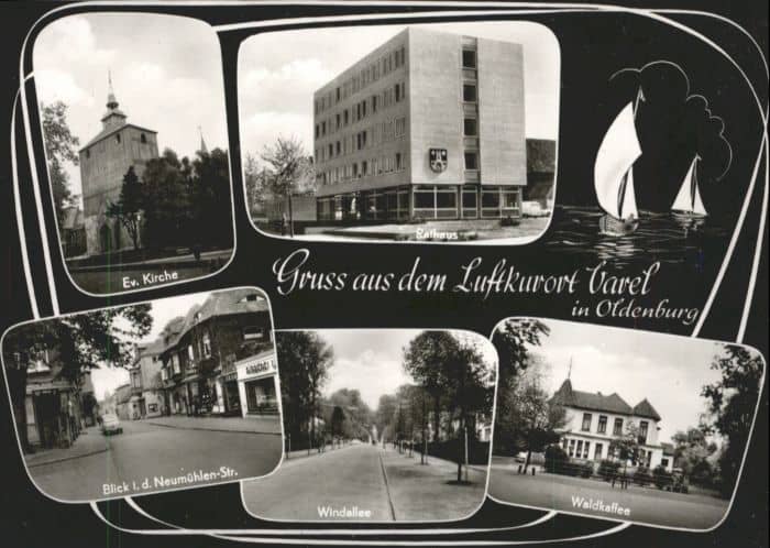 Oldenburg Niedersachsen Kirche Neumühlenstrasse Waldkaffee Rath – Ansichtskarte Oldenburg (Oldenburg)
