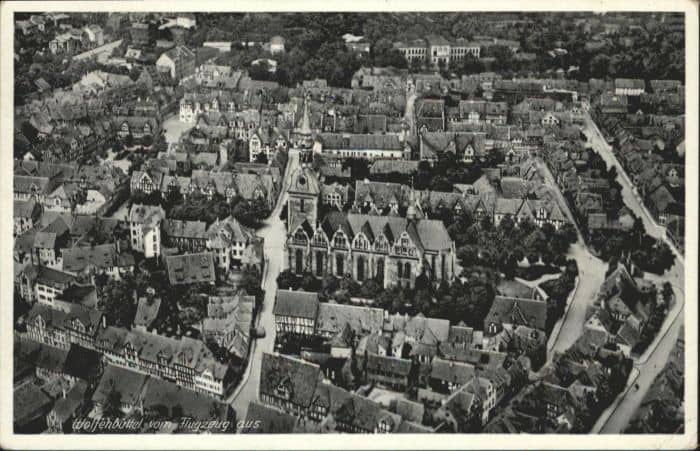Wolfenbuettel liegeraufnahme – Ansichtskarte Wolfenbüttel