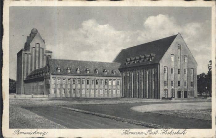 BRAUNSCHWEIG  CITY Hermann-Rust-Hochschule – Ansichtskarte Braunschweig