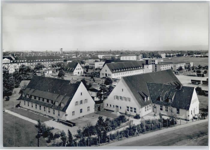 MANNHEIM BW Akademie fuer Wehrverwaltung Wehrtechnik Bundeswehrverwaltungsschule – Ansichtskarte Mannheim