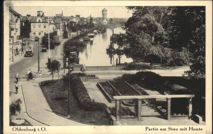 Oldenburg Niedersachsen Oldenburg_Oldenburg Stau Hunte – Ansichtskarte Oldenburg (Oldenburg)