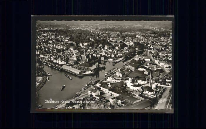 Oldenburg Niedersachsen Oldenburg_Oldenburg Fliegeraufnahme – Ansichtskarte Oldenburg (Oldenburg)