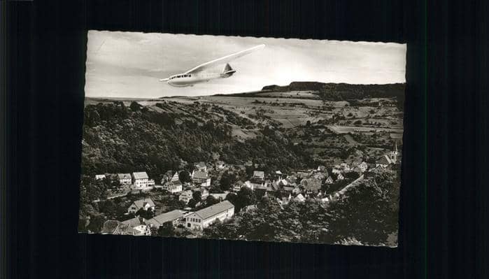 Segelflug Gliding Vol-Voile Vuolo-a-Vela – Ansichtskarte