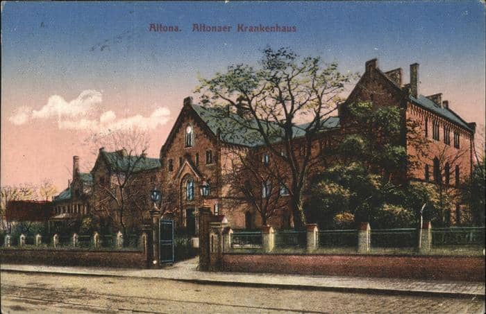 Altona Krankenhaus – Ansichtskarte Altona