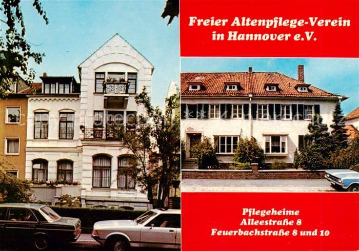 HANNOVER  CITY Freier Altenpflege Verein in Hannover eV – Ansichtskarte Hannover