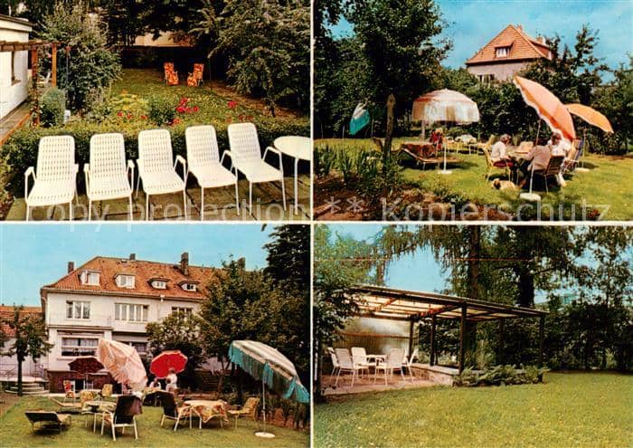 HANNOVER  CITY Freier Altenpflege Verein in Hannover eV Garten Park Terrasse – Ansichtskarte Hannover