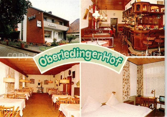 Leer Ostfriesland Oberledinger Hof Gastraum Bar Zimmer – Ansichtskarte Leer (Ostfriesland)