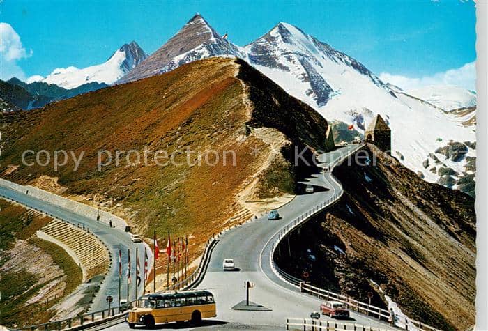 Postbus Omnibus Grossglockner Hochalpenstrasse – Ansichtskarte