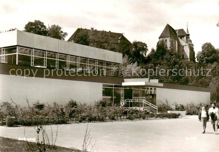 Backnang Rems-Murr-Kreis BW Schule Kirche – Ansichtskarte Backnang