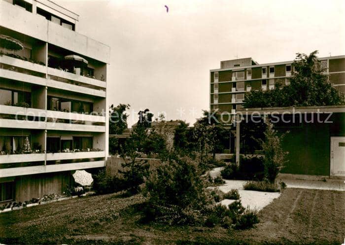 Pullach  Isartal MueNCHEN Bayern Haus am Wiesenweg Gartenansicht – Ansichtskarte Pullach i.Isartal