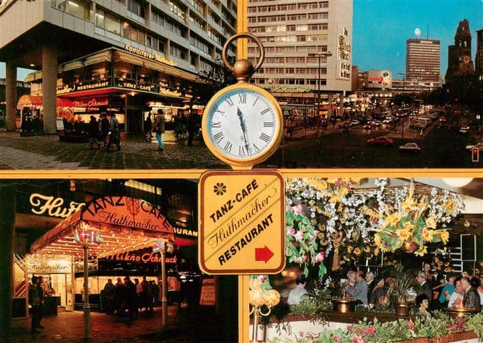 BERLIN  CITY Tanz Cafe Huthmacher Restaurant Am Zoo Stadtansicht – Ansichtskarte Berlin