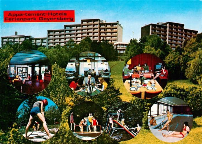 Freyung Freyung-Grafenau Bayern Appartement Hotels Ferienpark Geyersberg Gastrae – Ansichtskarte Freyung