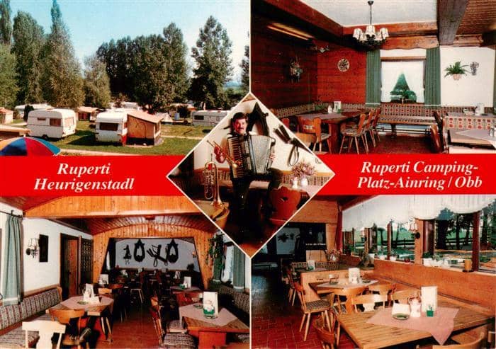 Ainring Berchtesgaden Bayern Ruperti Heurigenstadl Ruperti Camping Platz Gastrae – Ansichtskarte Ainring