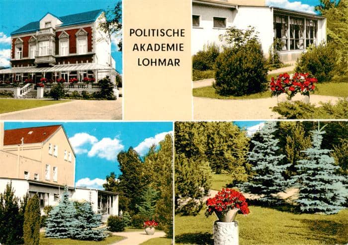 Lohmar Rhein-Sieg-Kreis NRW Politische Akademie Teilansichten – Ansichtskarte Lohmar