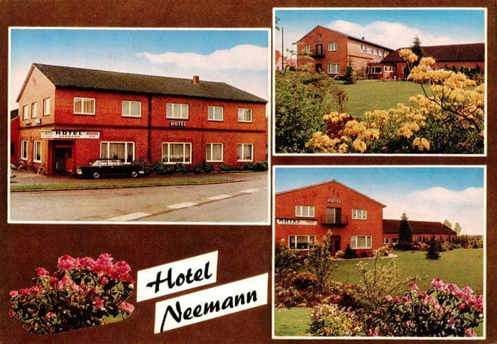Westerstede Ammerland Niedersachsen Hotel Neemann Teilansichten – Ansichtskarte Westerstede