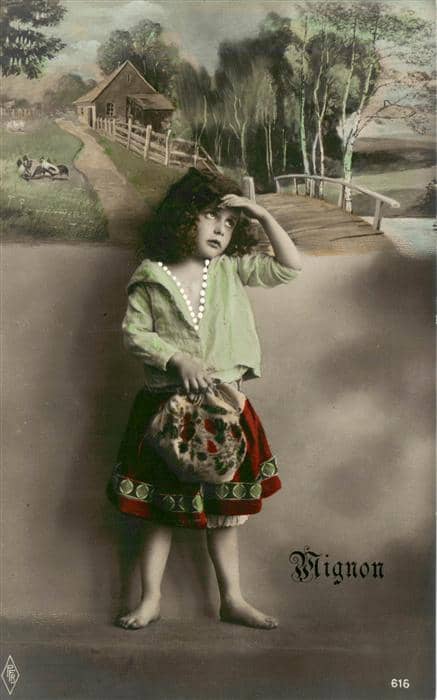 Foto PFB Nr. Nr. 616 Mignon Kind – Ansichtskarte