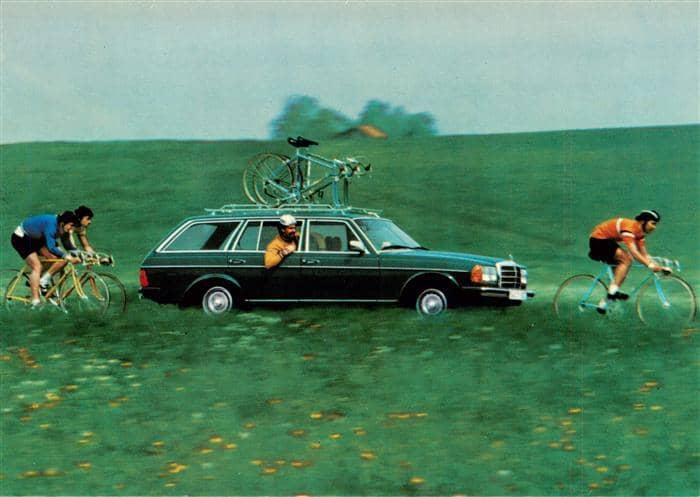 Autos Cars Voitures Mercedes Benz 250 T 6 zylinder-Benzinmotor – Ansichtskarte