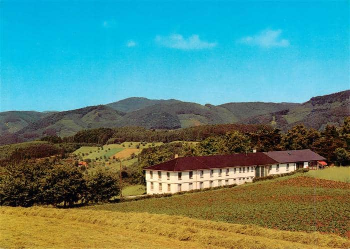 Elzach Emmendingen BW Schwarzwald Sanatorium Roter Buehl – Ansichtskarte Elzach