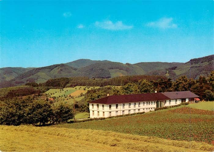 Elzach Emmendingen BW Schwarzwald Sanatorium Roter Buehl – Ansichtskarte Elzach