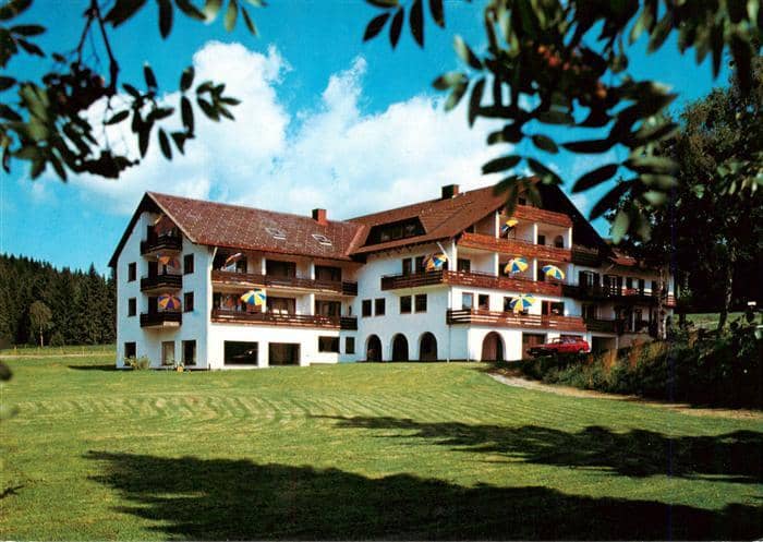 KNIEBIS Schwarzwald Freudenstadt BW Hotel Waldblick Schwarzwaldhochstrasse Somme – Ansichtskarte Freudenstadt