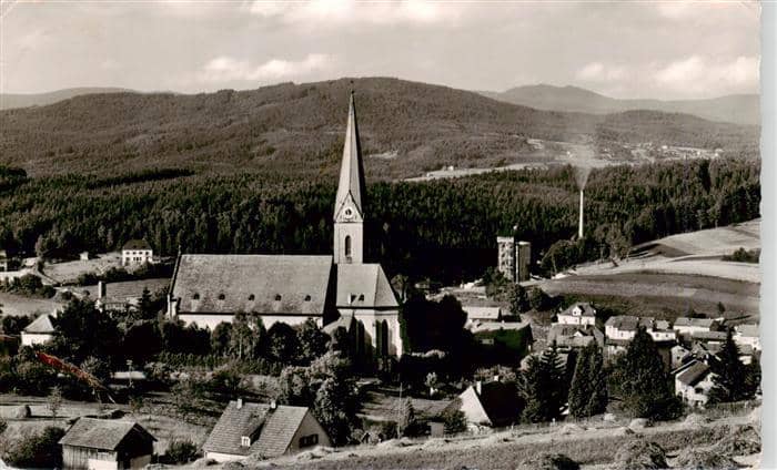 Teisnach Regen Bayern Arber Kirche – Ansichtskarte Teisnach