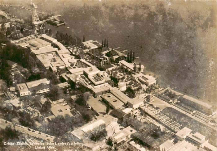 Landesausstellung Zuerich 1939 Linkes Ufer – Ansichtskarte