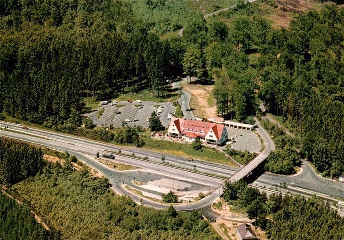 Autobahn Autostrada Autoroute Rasthaus Rimberg Kassel-Frankfurt – Ansichtskarte
