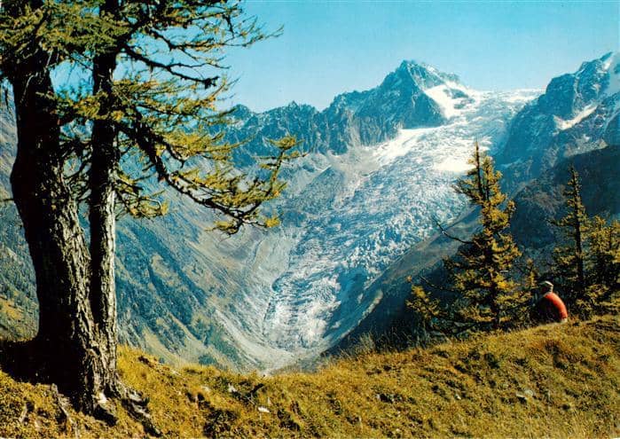 Gletscher Glacier Glaciar Col de la Forclaz s/Martigny Trint – Ansichtskarte
