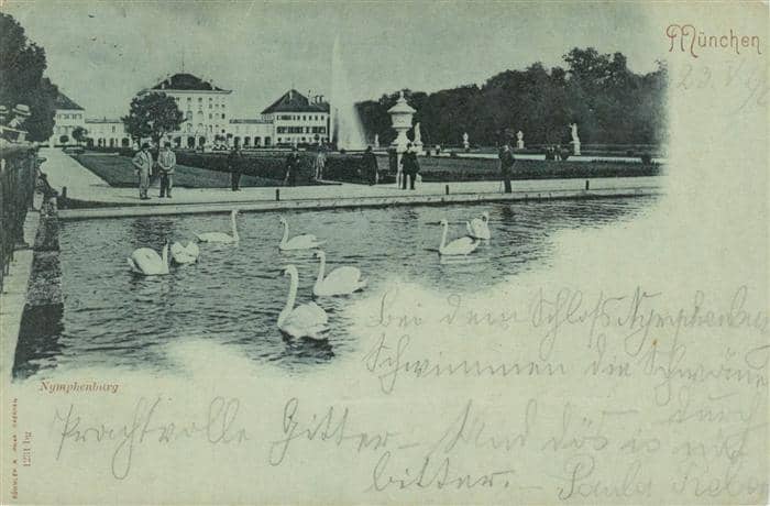 Muenchen Bayern Nymphenburg – Ansichtskarte München