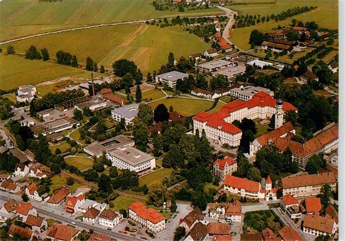 Bad Schussenried Landeskrankenhaus und ehemaliges Praemonstratenserkloster – Ansichtskarte Bad Schussenried