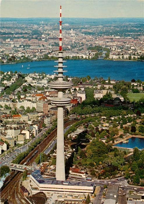 HAMBURG  CITY Fernsehturm – Ansichtskarte Hamburg