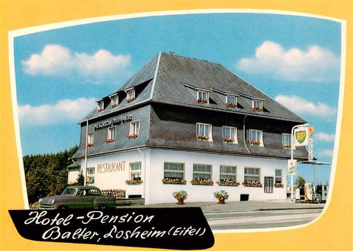 Losheim Eifel Hotel Pension Balter – Ansichtskarte Hellenthal