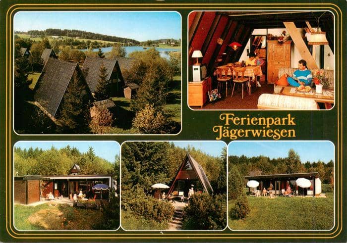 Waldkirchen  Niederbayern Ferienpark Jaegerwiesen Bungalows Inneres – Ansichtskarte Waldkirchen
