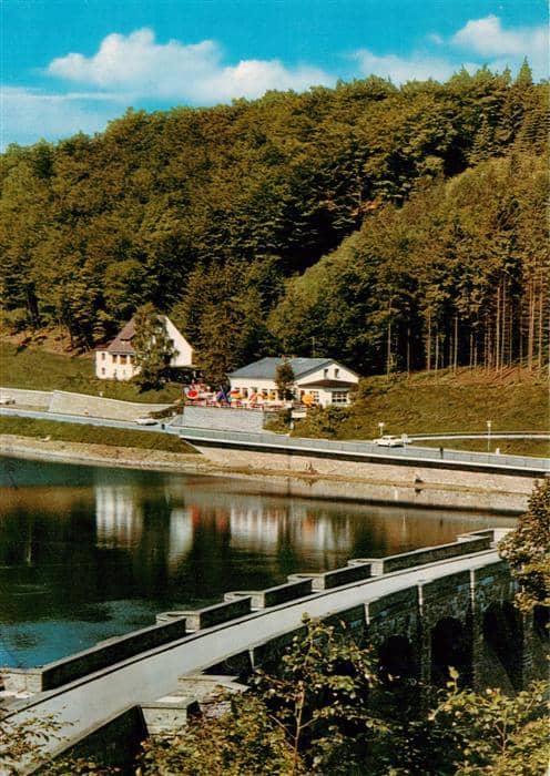 Helminghausen Hotel Restaurant Waldschaenke Stausee – Ansichtskarte Marsberg