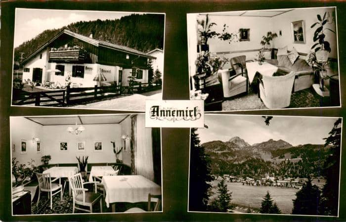 Bayrisch Zell Bayrischzell Gaestehaus Pension Haus Annemirl Panorama Bayerisch A – Ansichtskarte Bayrischzell