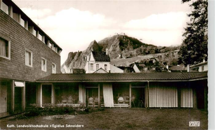 Rhoendorf Katholische Landvolkschule Egidius Schneider – Ansichtskarte Bad Honnef