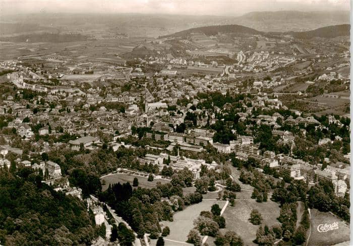 BAD KIssINGEN Fliegeraufnahme – Ansichtskarte Bad Kissingen
