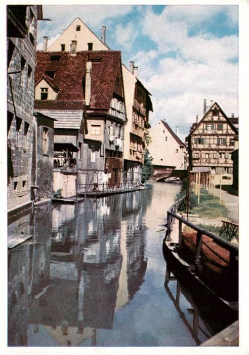 ULM  Donau Altstadt Ulmer Heimatkarte – Ansichtskarte Ulm